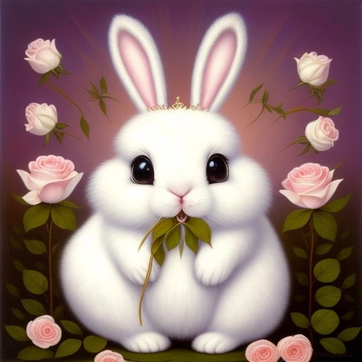 2820108946-white_bunny_cute_with_crown_of_roses,_painting,_style_of_mark_ryden__,.webp