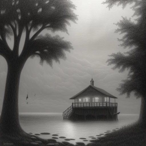 3314051481-a_gloomy_greyscale_drawing_of_an_old_town_near_the_ocean_with_a_man_hanged_to_a_tree,_by_night_with_lovecraft_atmosphere_inspire.webp