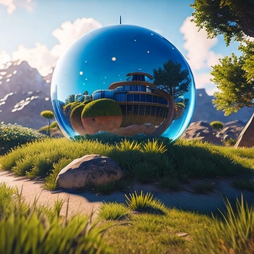 7106343366-globe_on_ground_made_of_glass_with_futuristic_city_inside_unaffected_by_surroundings,_surrounded_by_overgrown_jungle,_hyper_real.webp