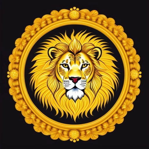 9500473166-a_golden_heraldic_lion,_vector_art,.webp