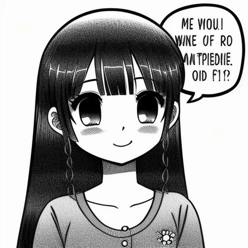 9699607316-manga_girl_talking_with_her_boyfriend,_dialog_bubbles_black_and_white_drawn_style,.webp
