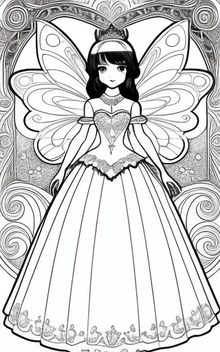 9701768814-kawaii_fairy_princess._hearts._cinderella._for_a_coloring_book,_hyper-light_grayscale_drawing,_ambient_occlusion,_cartoon_realis.webp