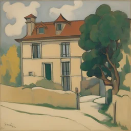 a house by Émile Bernard