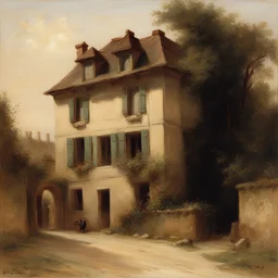a house by Étienne Adolphe Piot