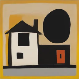 a house by Adolph Gottlieb