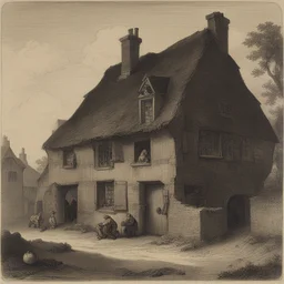 a house by Adriaen van Ostade