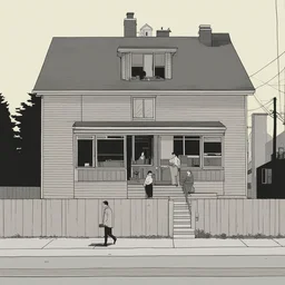 a house by Adrian Tomine