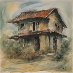 a house by Affandi