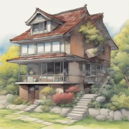 a house by Akira Toriyama