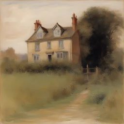 a house by Albert Goodwin
