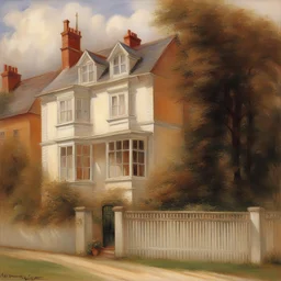 a house by Albert Lynch