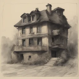a house by Albert Robida