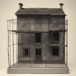 a house by Alberto Giacometti