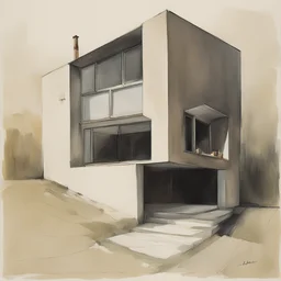 a house by Alberto Sughi