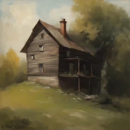 a house by Aleksander Gierymski