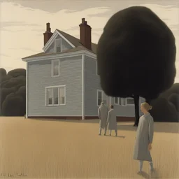 a house by Alex Colville