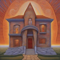 a house by Alex Grey