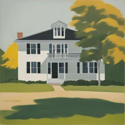a house by Alex Katz