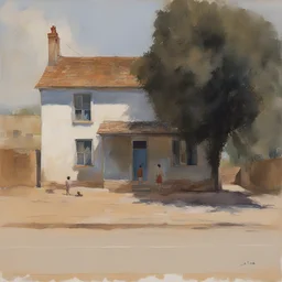 a house by Alex Russell Flint