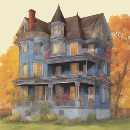 a house by Alex Schomburg