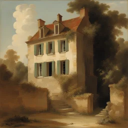 a house by Alexandre-Évariste Fragonard