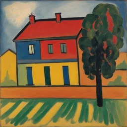 a house by Alexej von Jawlensky