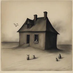 a house by Alfred Kubin