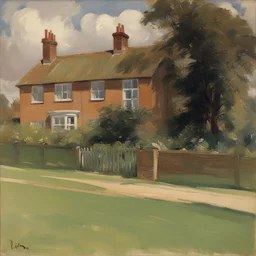 a house by Alfred Munnings