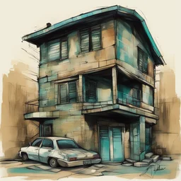 a house by Alice Pasquini