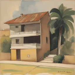 a house by Amadeo de Souza-Cardoso
