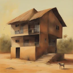 a house by Amadou Opa Bathily