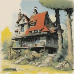a house by André Franquin