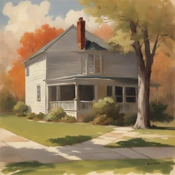 a house by Andrew Loomis
