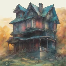 a house by Android Jones