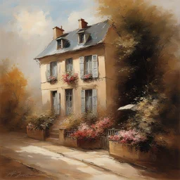 a house by Antoine Blanchard