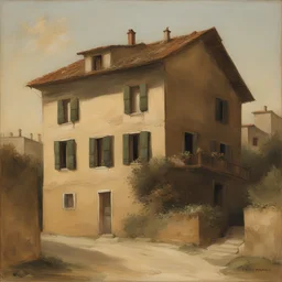 a house by Anton Domenico Gabbiani