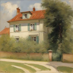 a house by Anton Otto Fischer