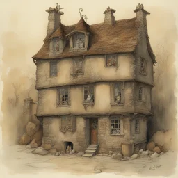 a house by Anton Pieck
