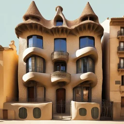a house by Antoni Gaudi
