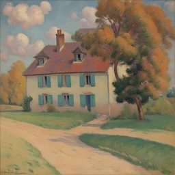 a house by Armand Guillaumin