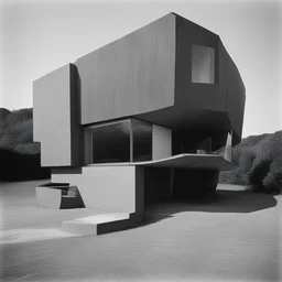 a house by Arnoldo Pomodoro