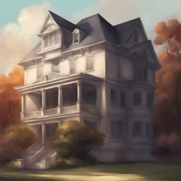 a house by Artgerm