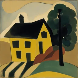 a house by Arthur Dove