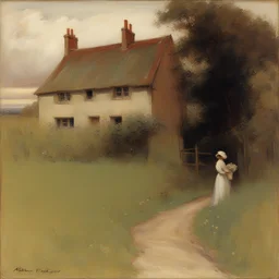 a house by Arthur Hacker