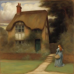 a house by Arthur Hughes