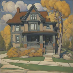 a house by Arthur Lismer