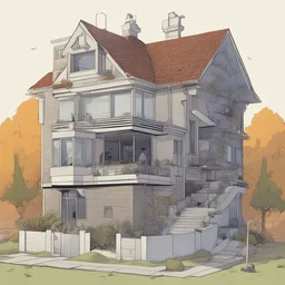 a house by Asaf Hanuka
