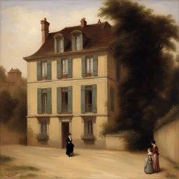 a house by Auguste Toulmouche