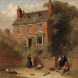 a house by Augustus Edwin Mulready
