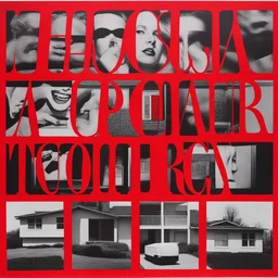 a house by Barbara Kruger